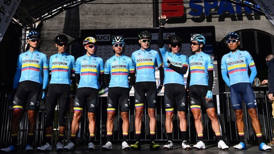 Selección Colombia de ciclismo. Foto: Getty Images