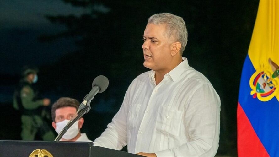 El presidente Iván Duque Duque se refirió a la muerte de jóvenes en Tibú. Foto: Colprensa