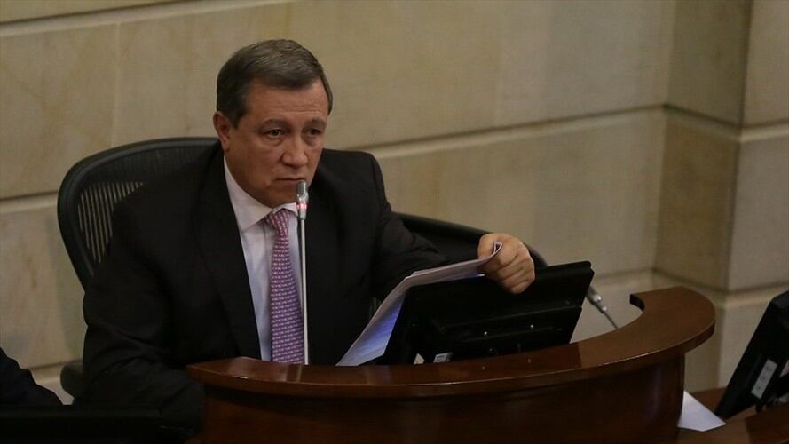 El presidente del Congreso, Ernesto Macías, debió radicar la tutela ante el Consejo Seccional de la Judicatura de Cundinamarca. Foto: Colprensa