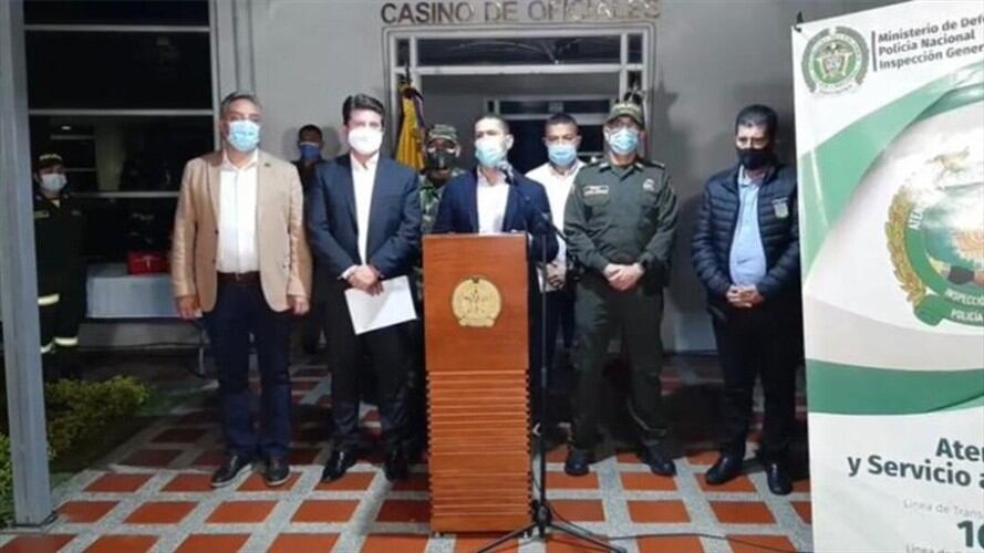 Rueda de prensa. Foto: Policía Nacional