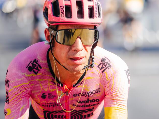 Rigoberto Urán, ciclista colombiano del EF Education-EasyPost / Twitter: @EFprocycling crédito a Harry Talbot.