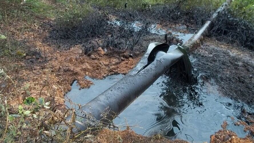 Nuevo atentado al oleoducto Caño Limón Coveñas en Norte de Santander. Foto: Colprensa