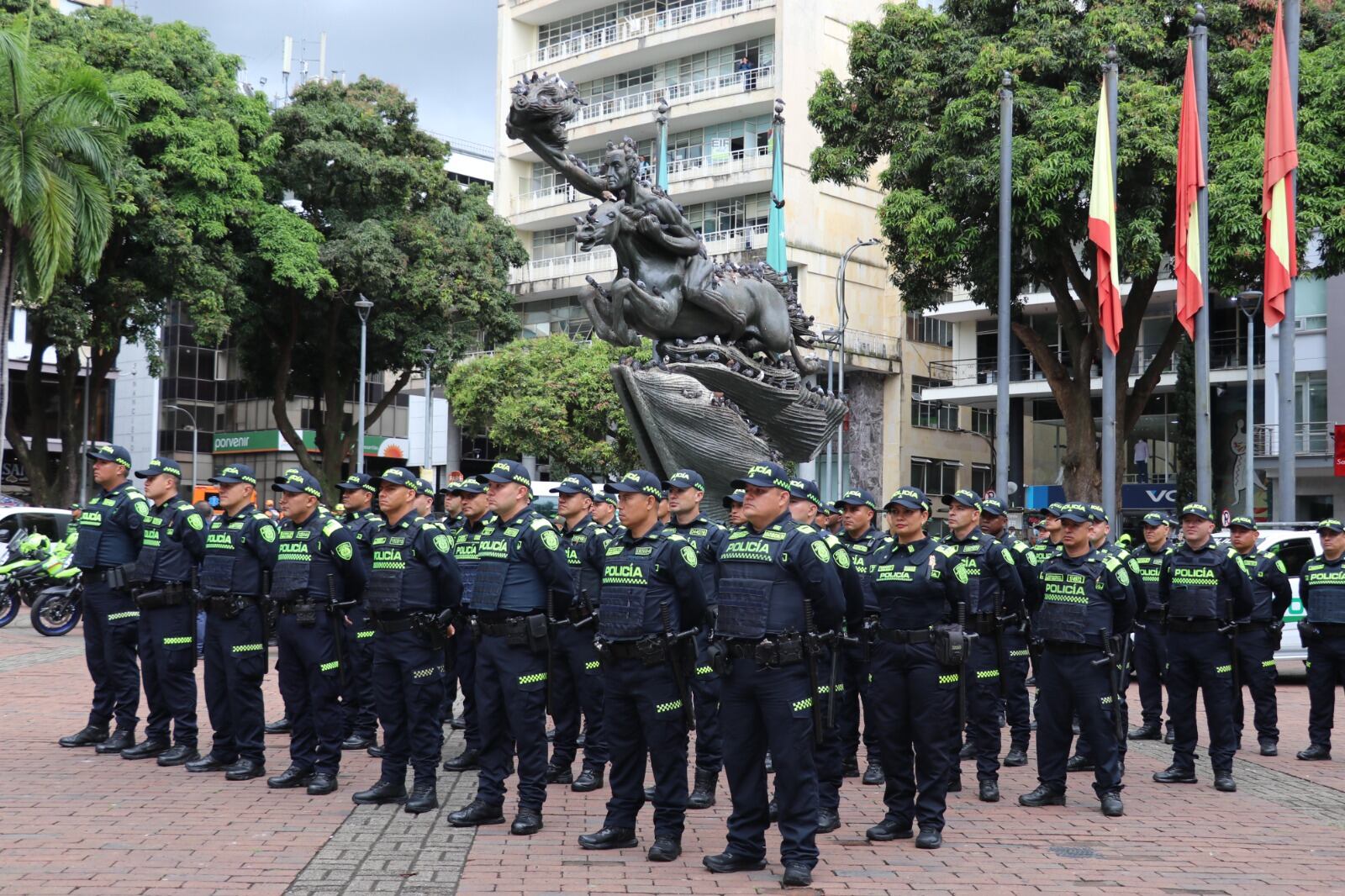 Bloque de Búsqueda en Pereira para combatir el multicrimen (foto: Policía Nacioinal)
