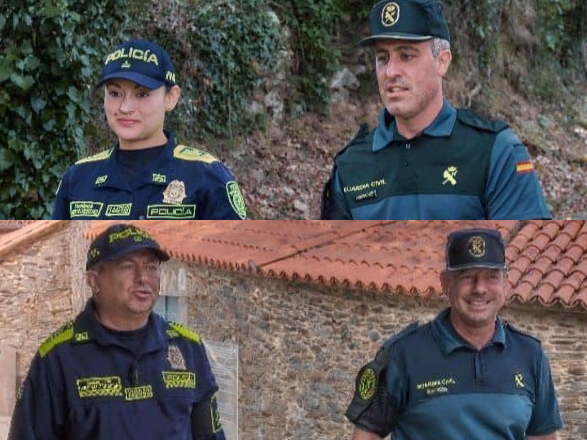 Policías colombianos refuerzan la seguridad en España. Fotos: suministrada.