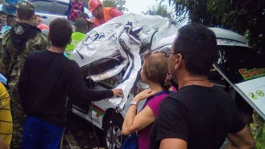 Identifican a las tres víctimas de grave accidente de tránsito en Córdoba. Foto: Cortesía