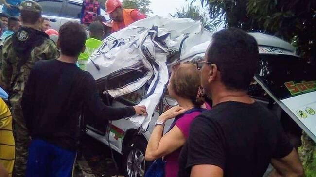 Identifican a las tres víctimas de grave accidente de tránsito en Córdoba. Foto: Cortesía