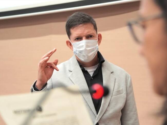 La posesión se cumplió al finalizar el lanzamiento de la ‘Conciliatón Nacional 2021’, en la Cámara de Comercio de Cali. Foto: Ministerio del Interior