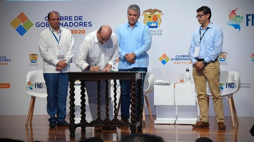 Duque anuncia reforma a las CAR para blindarlas de injerencia de la politiquería. Foto: Cortesía Federación Nacional de Departamentos