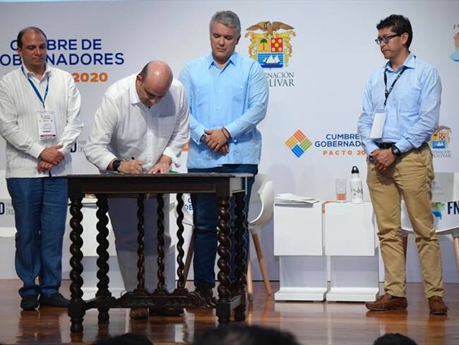 Duque anuncia reforma a las CAR para blindarlas de injerencia de la politiquería. Foto: Cortesía Federación Nacional de Departamentos