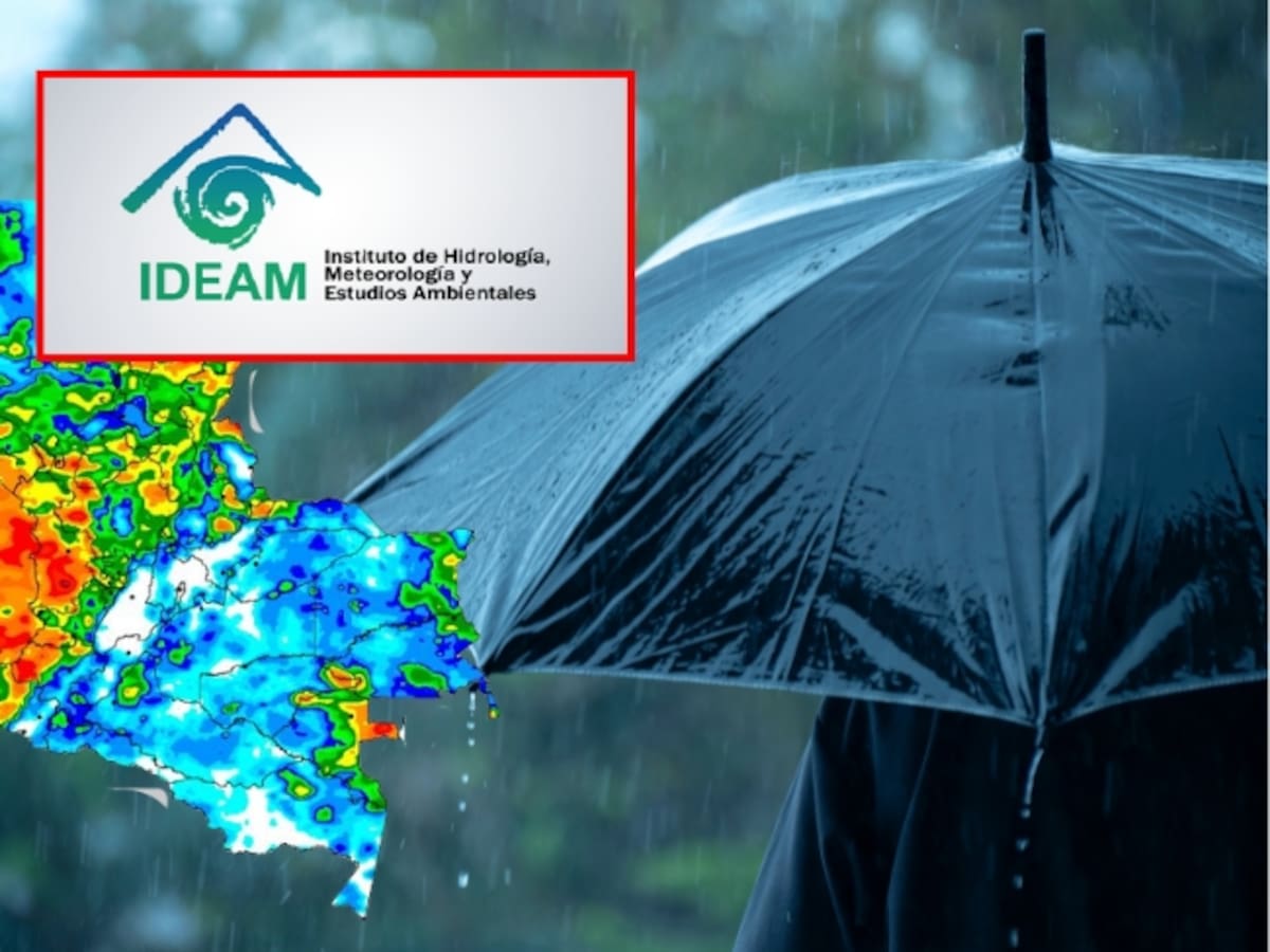 Nuevo pronóstico del IDEAM durante el 19 y 20 de septiembre: regiones que tendrán excesos de lluvia