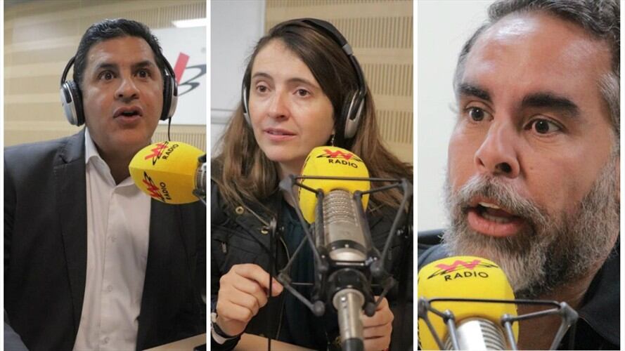 Paloma Valencia, Armando Benedetti y Jorge Iván Ospina. Foto: