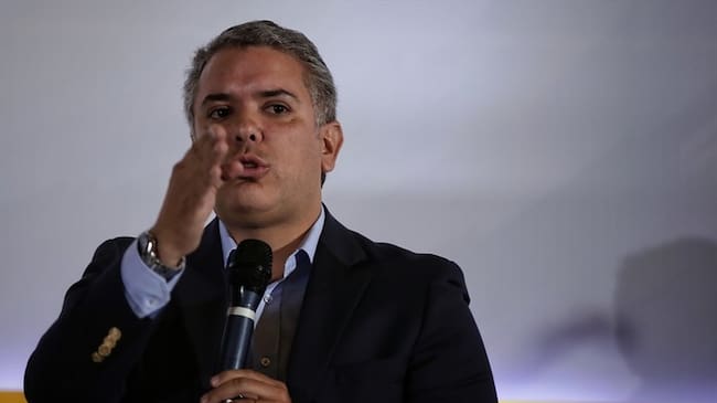 "No puedo aceptar que haya países que se presenten como garantes y en sus territorios alojen y protejan a cabecillas que planean actos contra el pueblo colombiano", dijo Iván Duque. Foto: Colprensa