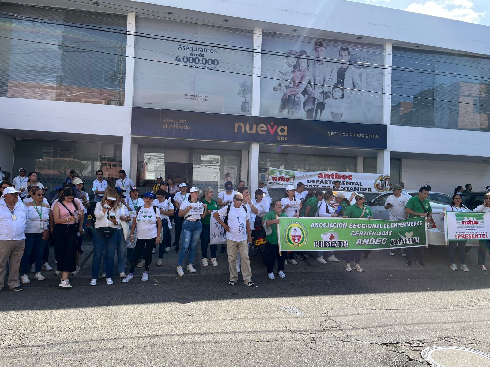Protesta de las batas blancas en Cúcuta. / Foto: Jenny Márquez.