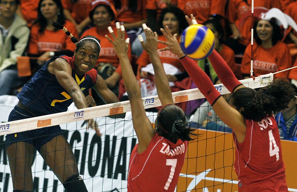 Madelaynne Montaño. (Photo credit should read CRIS BOURONCLE/AFP via Getty Images)