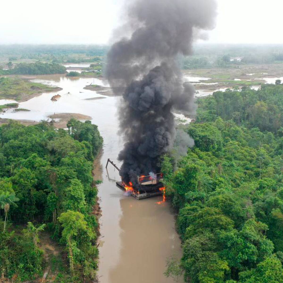 Cae red de explotación minera ilegal en el Atlántico