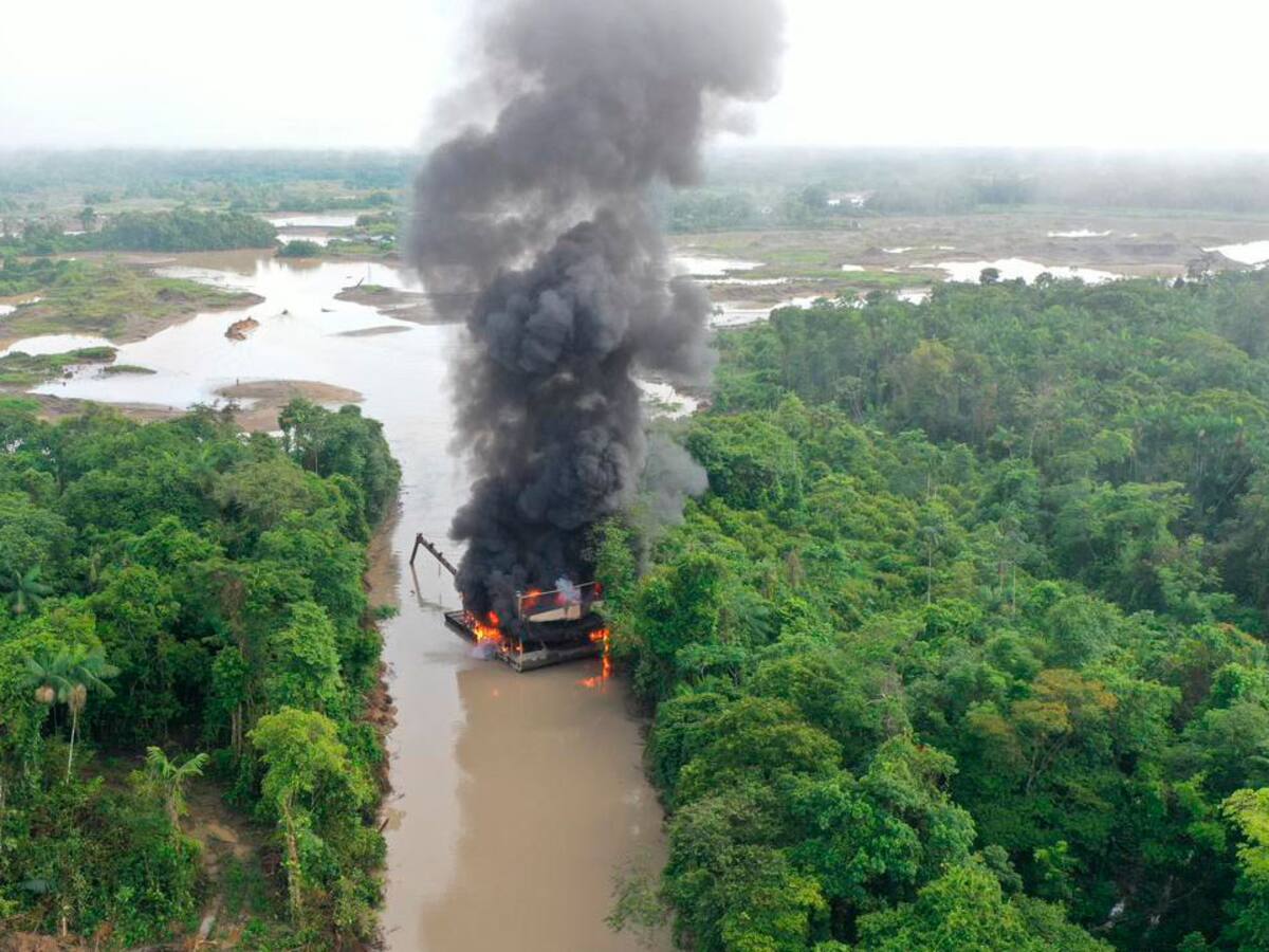 Cae red de explotación minera ilegal en el Atlántico