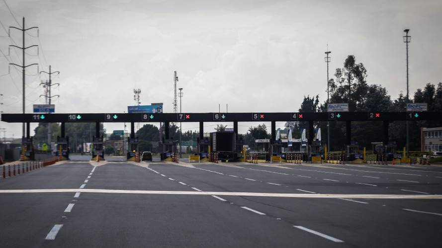 Peajes en Bogotá. Créditos: Colprensa