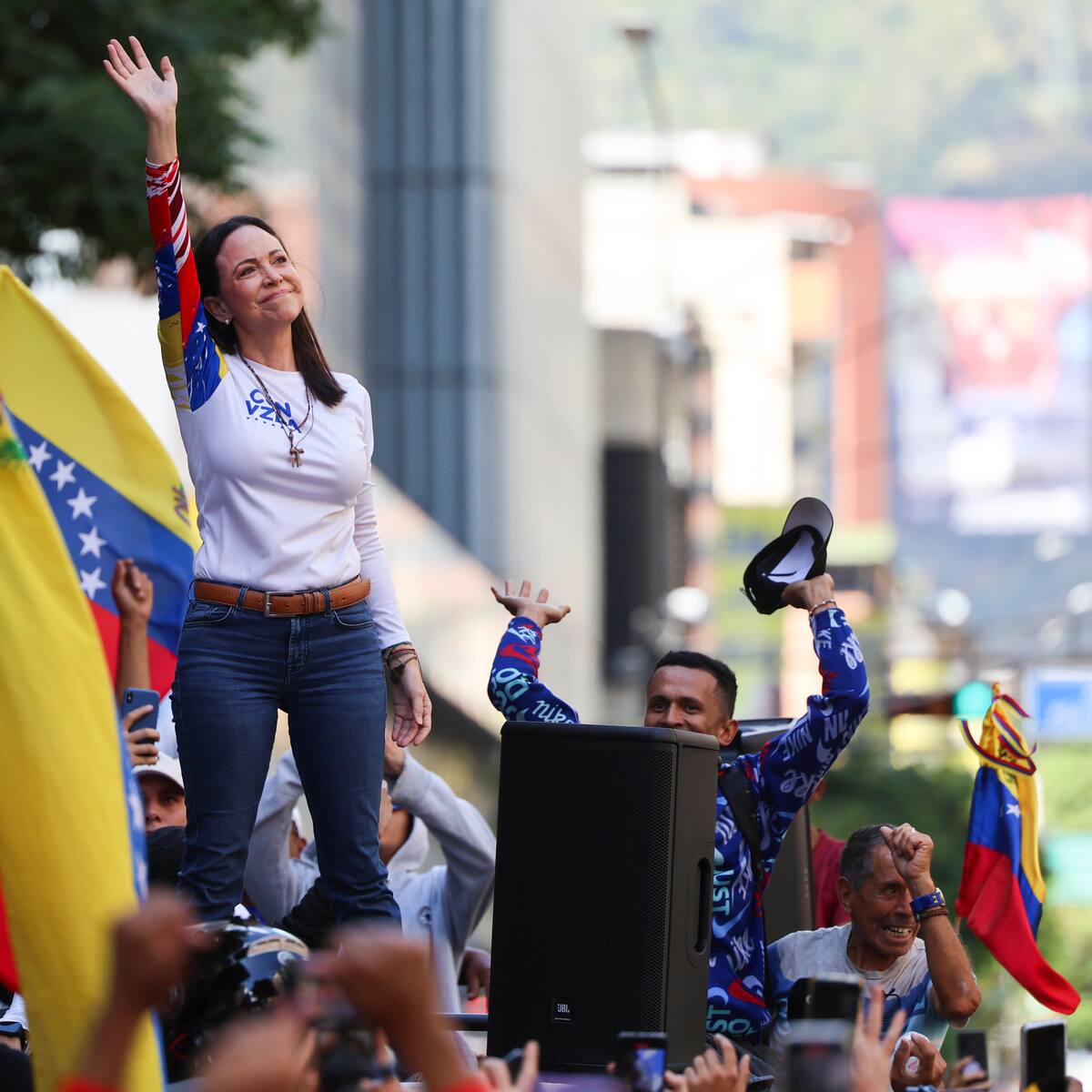 María Corina Machado confirmó que sí fue detenida por “las fuerzas represivas del régimen”
