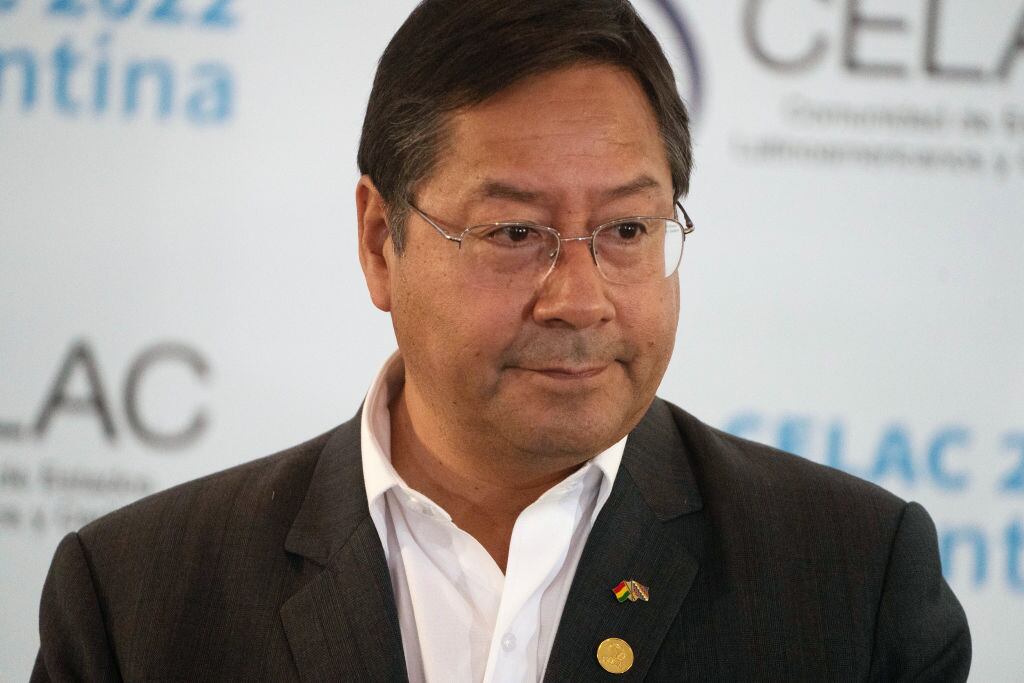 Luis Arce, presidente de Bolivia. Foto: Getty Images.