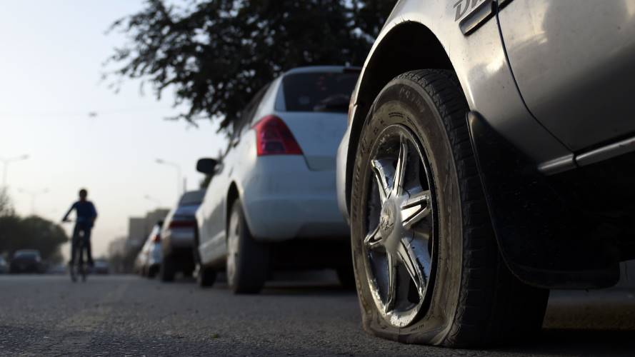 Carro pinchado, métodos de hurto. Créditos: Getty Images