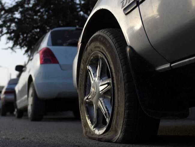 Carro pinchado, métodos de hurto. Créditos: Getty Images
