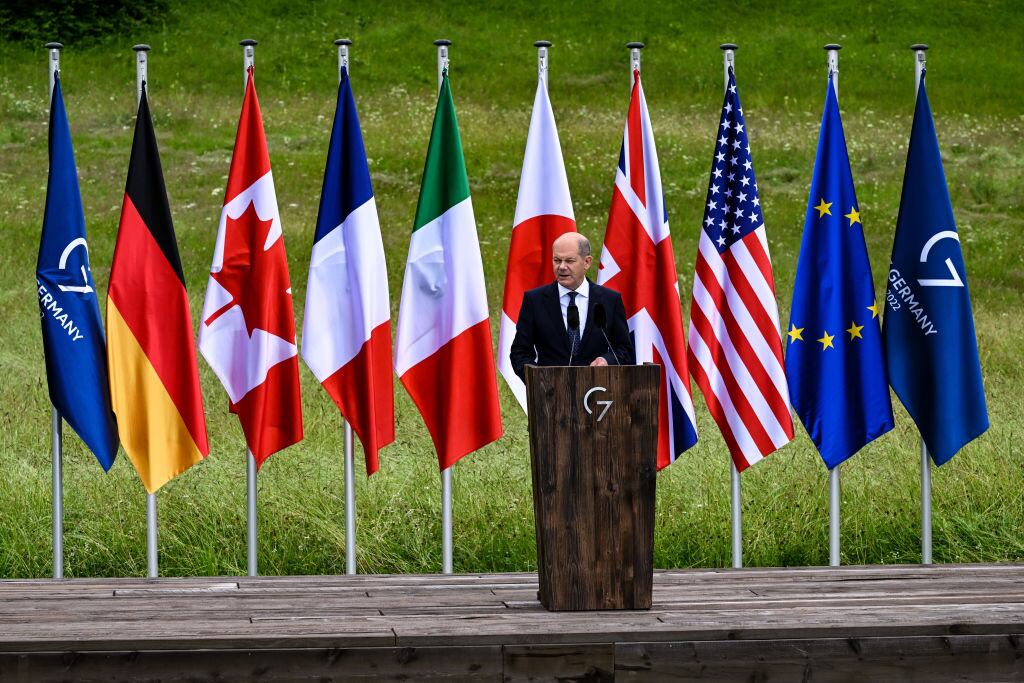 G7. (Photo by Peter Kneffel/picture alliance via Getty Images)