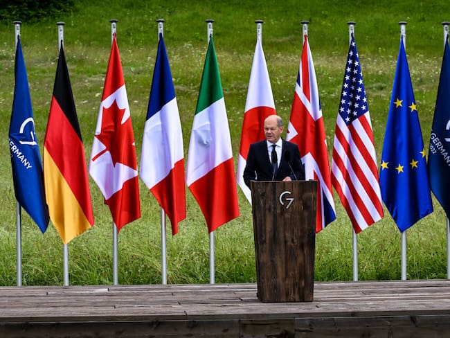 G7. (Photo by Peter Kneffel/picture alliance via Getty Images)