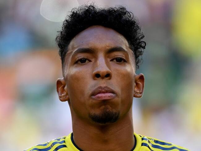 Defensor de fútbol colombiano Johan Mojica. Foto: Colprensa - Luis Álvarez