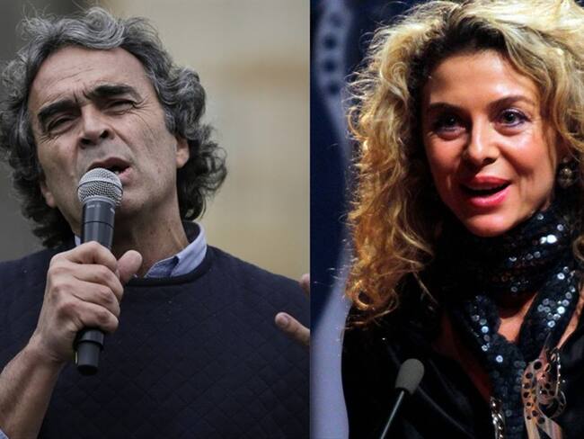 Margarita Rosa De Francisco le recordó a Sergio Fajardo su polémica con Hidroituango. Foto: Colprensa – Mauricio Alvarado – Sergio Acero