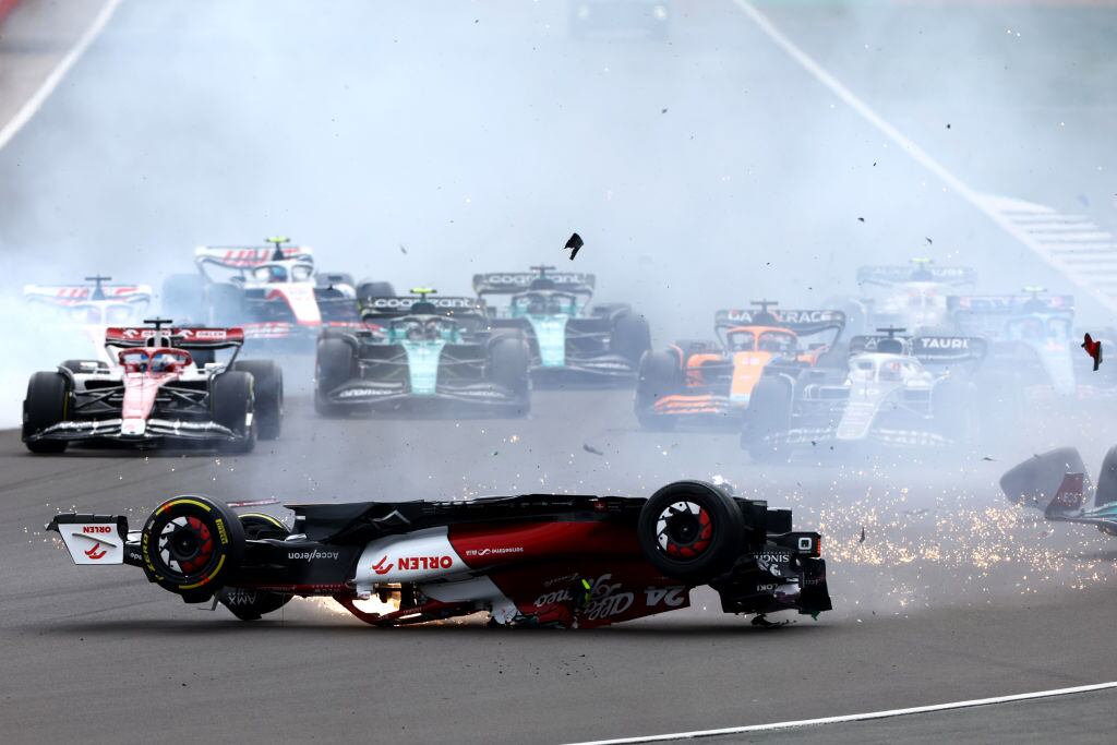 Zhou Guanyu de China en el  Alfa Romeo de Fórmula 1. (Photo by Mark Thompson/Getty Images)