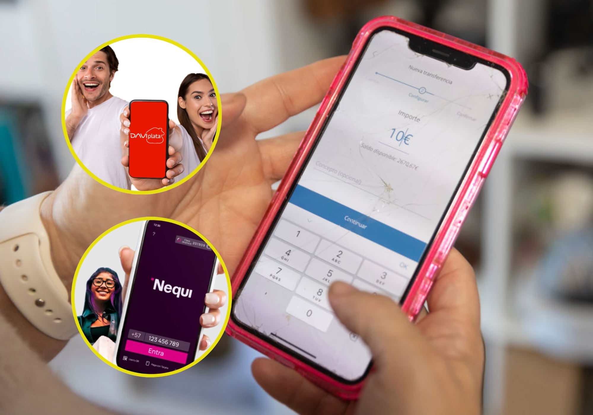 Usuarios de Nequi y Daviplata. Foto: Getty Images.