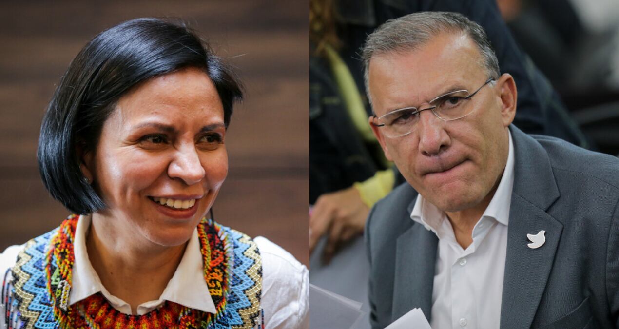 Patricia Tobón y Roy Barreras. Foto: Colprensa.