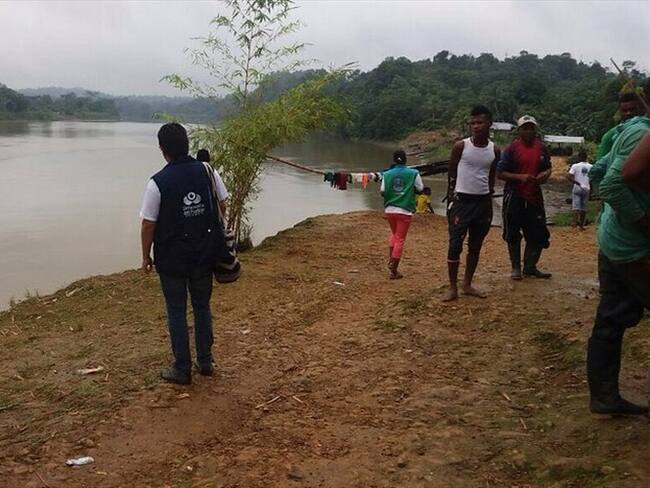Defensoría solicitó protección para 700 familias indígenas confinadas en Bajo Baudó / imagen de referencia. Foto: Colprensa