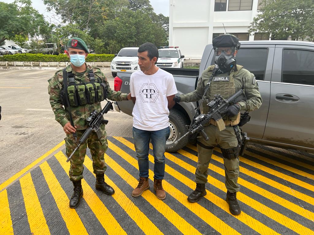 Captura alias 'Almir' / Cortesía: Ejército Nacional