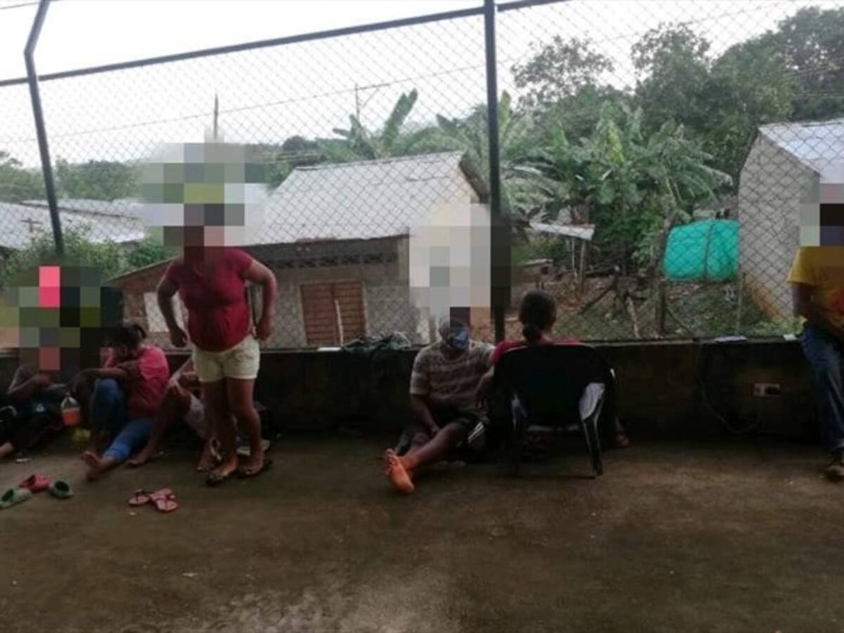 En pésimas condiciones se encuentran más de 60 familias desplazadas en el sur de Córdoba