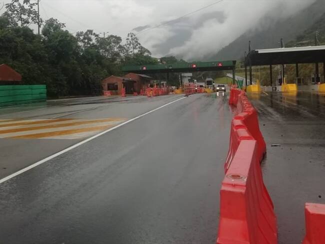 Inconvenientes en la vía Bogotá – Villavicencio. Foto: Colprensa