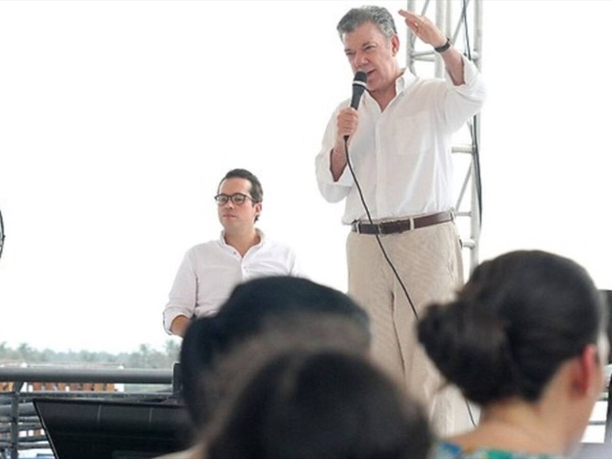 Presidente Santos acompañó la rendición de cuentas del Ministerio TIC