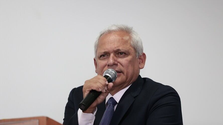 El presidente del Partido Conservador, Hernán Andrade, aseguró que de esta forma la colectividad queda satisfecha en su relación con el Gobierno Nacional . Foto: Colprensa