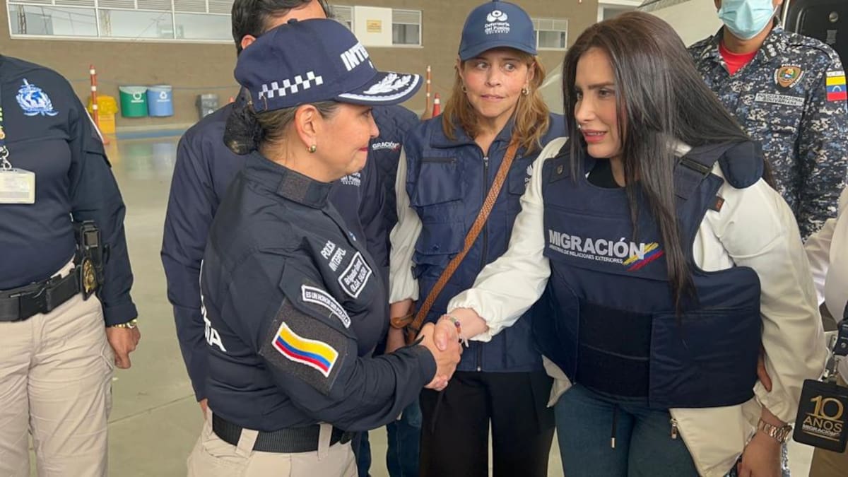 Fotos: así fue la llegada de Aida Merlano a Colombia, deportada desde Venezuela