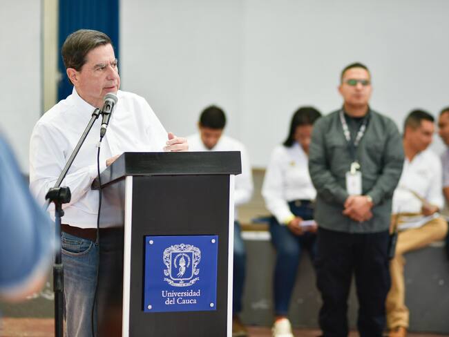 Ministro del Interior, Juan Fernando Cristo. Crédito: MinInterior.