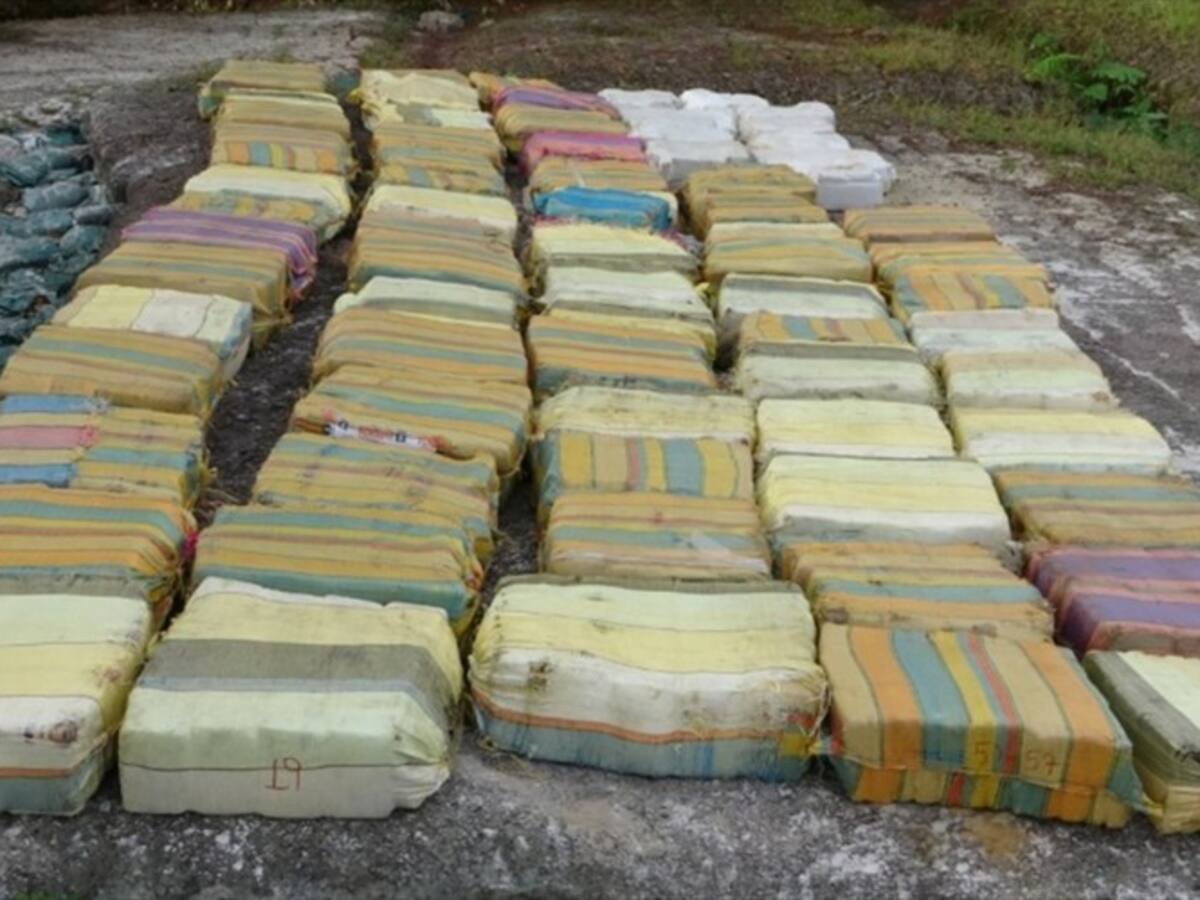Incautaron tres toneladas de marihuana en la Amazonía colombiana