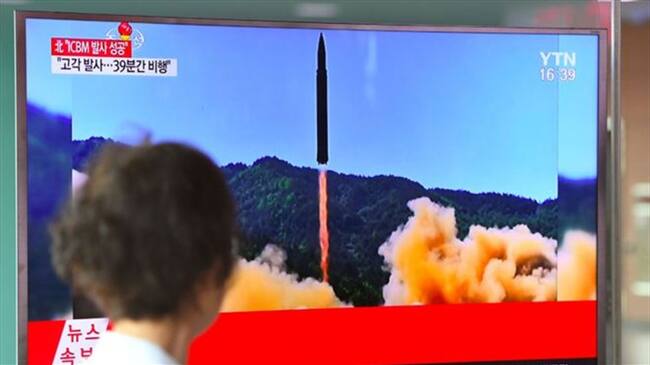 Moscú y Pekín expresaron su "profunda preocupación" por el anuncio de Corea del Norte del 4 de julio sobre el lanzamiento de un misil balístico.. Foto: Getty Images