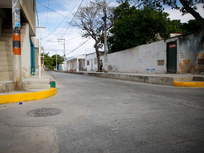 Entrega de la nueva vía en el barrio Gaira/ Alcaldía de Santa Marta