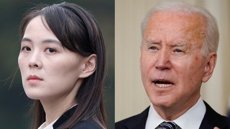 Dura amenaza de la hermana de Kim Jong-Un, Kim Yo Jong, a Joe Biden. Foto: JORGE SILVA/AFP via Getty Images - Drew Angerer/ Getty Images
