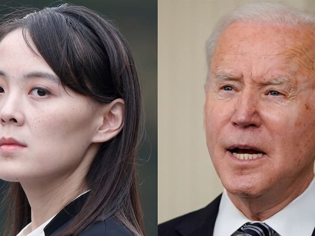 Dura amenaza de la hermana de Kim Jong-Un, Kim Yo Jong, a Joe Biden. Foto: JORGE SILVA/AFP via Getty Images - Drew Angerer/ Getty Images