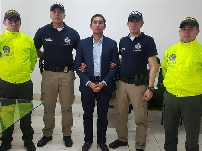 Se cumplió extradición del exfiscal Luis Gustavo Moreno y del abogado Leonardo Pinilla. Foto: Dijín de la Policía