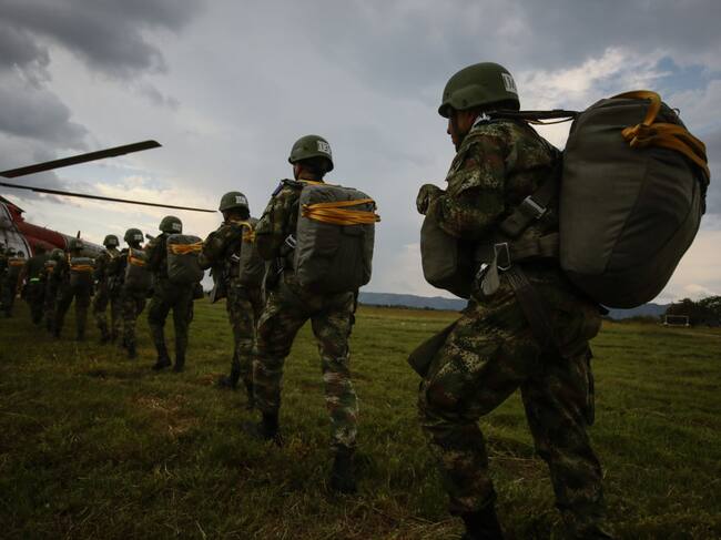 Militares Colombia, fuerza aérea. (Photo by Juancho Torres/Anadolu Agency via Getty Images)