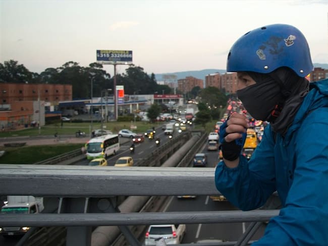 La Alcaldía Mayor de Bogotá anunció la declaratoria de una nueva alerta amarilla por mala calidad del aire, debido a las altas concentraciones de material particulado. Foto: Getty Images