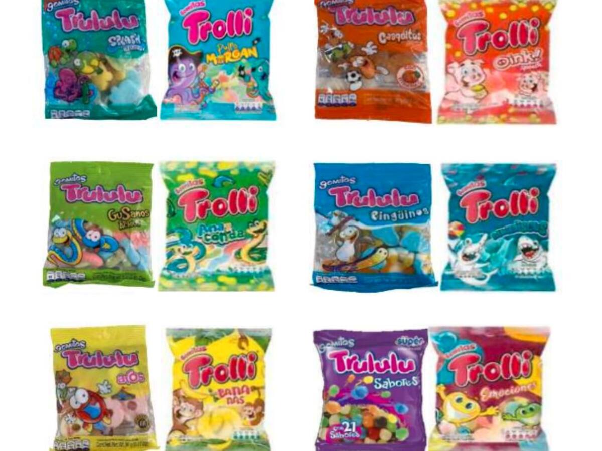 Ordenan retirar del mercado seis referencias de gomitas Trolli, ¿por qué?