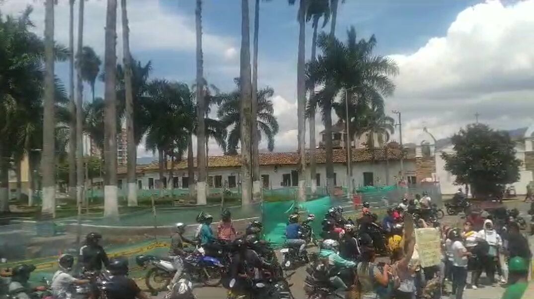 Disturbios en Bucaramanga.